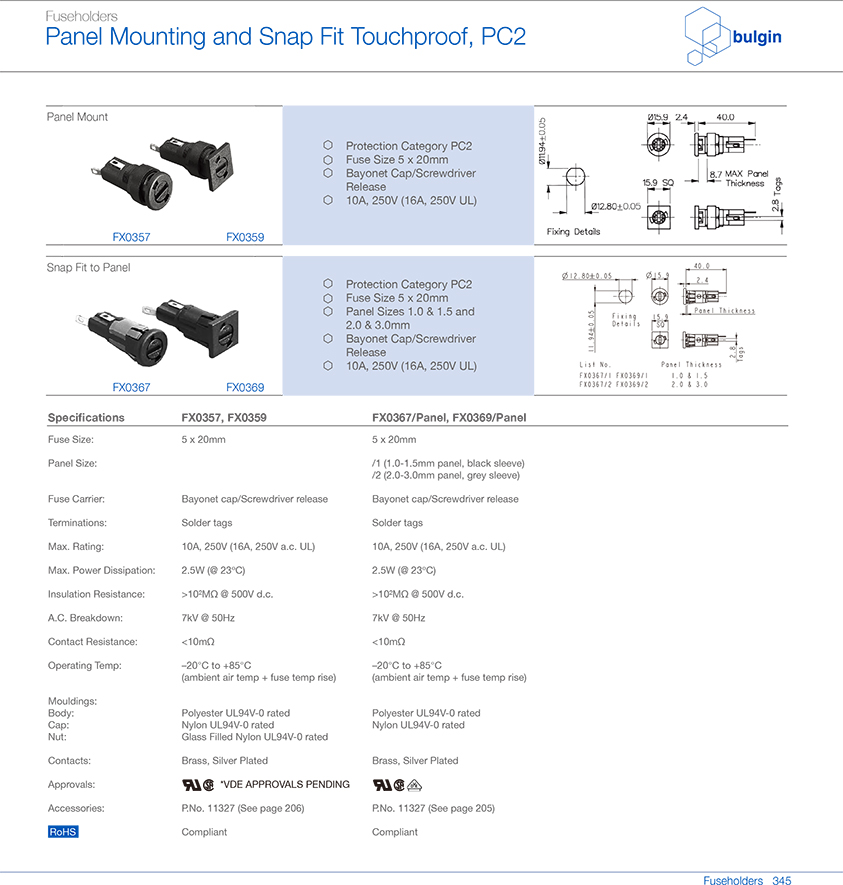 FX0359防觸摸保險(xiǎn)絲座型號 FX0359防觸摸保險(xiǎn)絲座型號