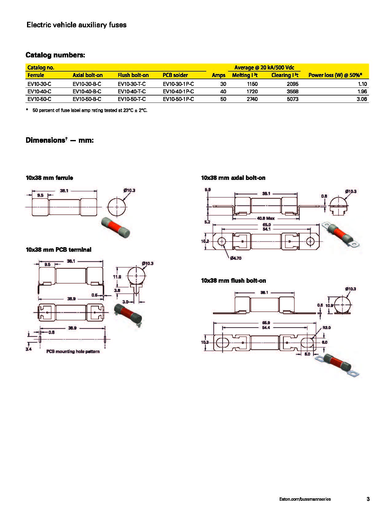 EV10電動(dòng)汽車控制盒熔斷器 尺寸 型號(hào) EV10電動(dòng)汽車控制盒熔斷器 尺寸 型號(hào)
