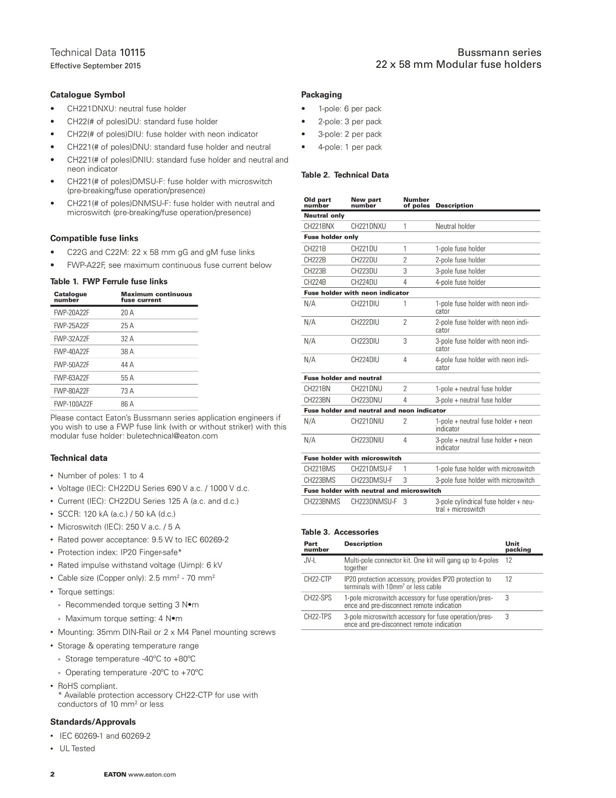 CH221DU系列熔斷器座型號(hào) CH221DU系列熔斷器座型號(hào)